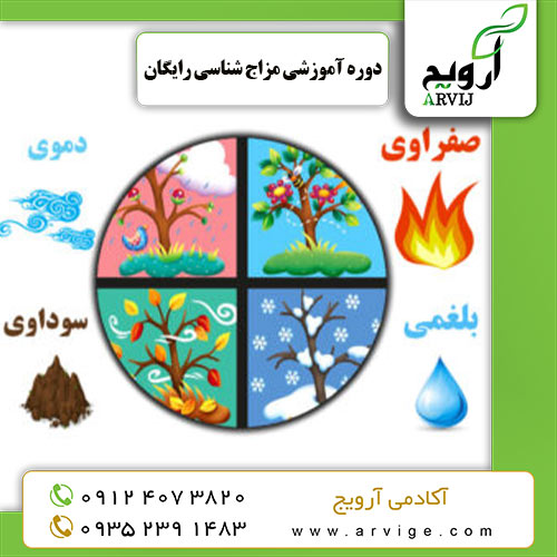 دوره آموزشی مزاج شناسی رایگان آکادمی آرویج